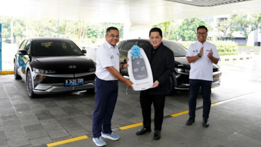 Kementerian BUMN sewa mobil listrik Hyundai Ioniq 5