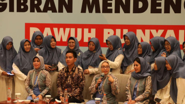 Gibran dalam acara bertajuk 