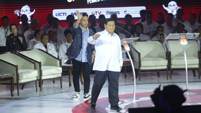 Prabowo-Gibran Debat Ketiga Calon Presiden Pemilu 2024