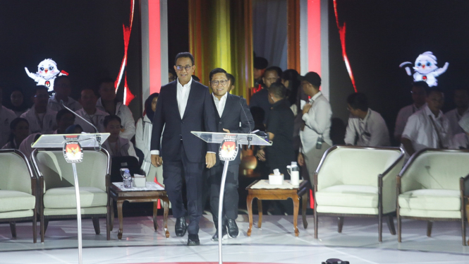 Anies-Muhaimin Debat Ketiga Calon Presiden Pemilu 2024