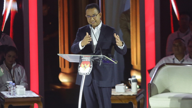 Anies Baswedan Debat Ketiga Calon Presiden Pemilu 2024