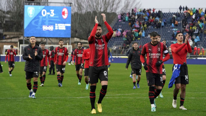 AC Milan Usai Tumbangkan Empoli