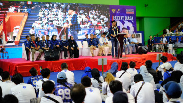 Partai Prima gelar apel siaga petugas posko pemenangan Prabowo-Gibran se-Jakarta