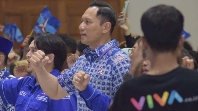 Ketum Demokrat, Agus Harimurti Yudhoyono atau AHY di Tegal