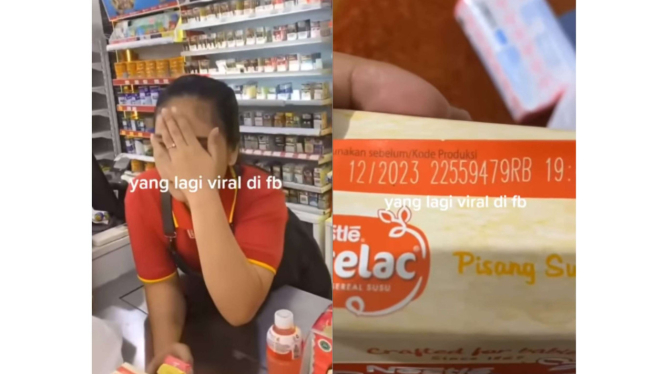 Viral ibu-ibu labrak karyawan minimarket yang jual makanan kadaluarsa