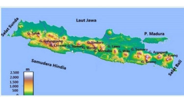 Peta Pulau Jawa