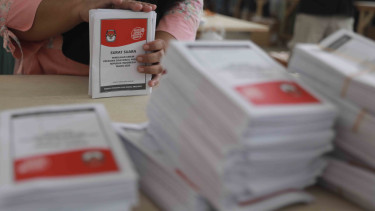 Penyortiran dan Pelipatan Surat Suara Pilpres Pemilu 2024