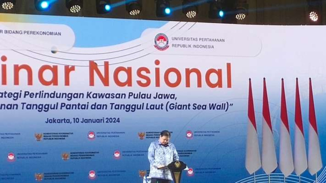 Menko Ekonomi Airlangga Hartarto.
