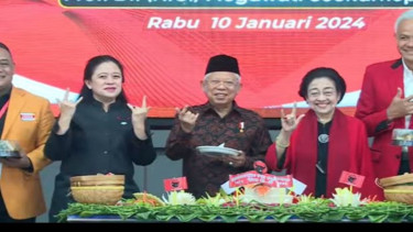 Wapres Ma’ruf Amin menghadiri peringatan HUT ke-51 PDIP