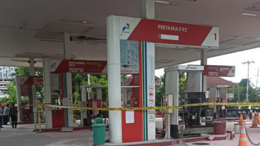 Kebakaran SPBU Tembalang Semarang