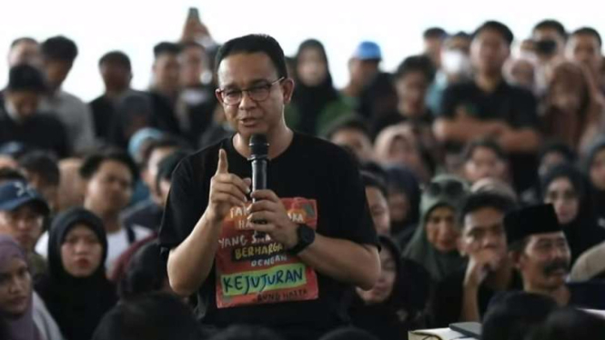 Calon presiden nomor urut satu, Anies Baswedan