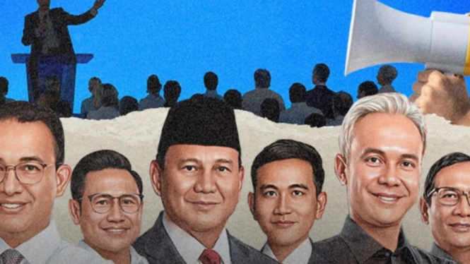 Ilustrasi Capres-Cawapres 2024. Sumber: VIVA