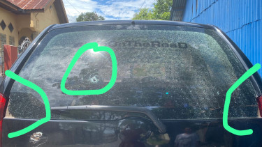 Mobil Ketua Relawan Prabowo-Gibran di Sulsel ditembak