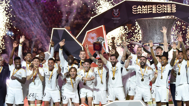 Real Madrid juara Piala Super Spanyol 2023/24