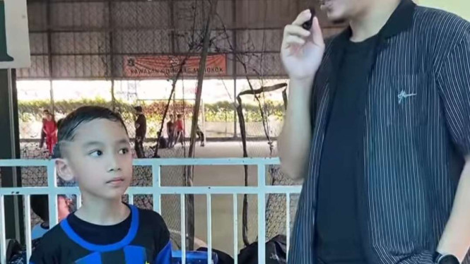 Bocah kelas 4 SD pakai baju Inter Milan hafal 11 juz Al Quran