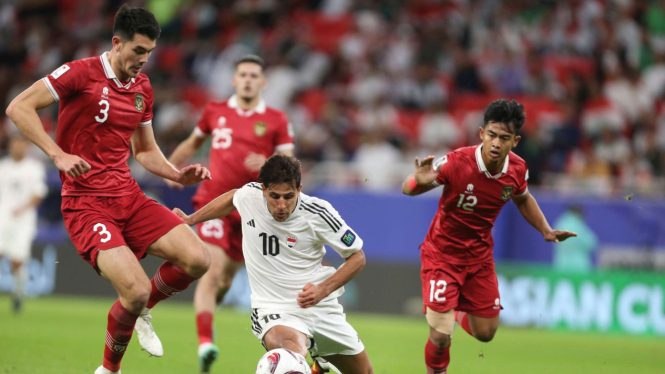 Duel Timnas Indonesia vs Irak
