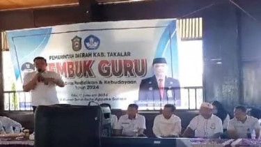 Viral Sekda Takalar kampanyekan Cawapres 02 Gibran di hadapan guru