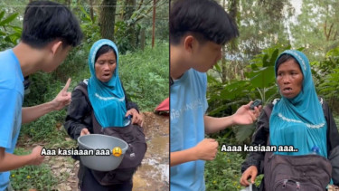 Ibu Mbal yang viral