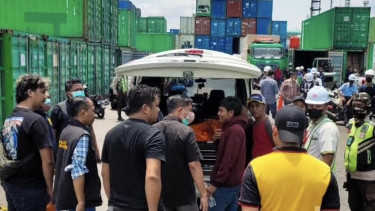Jasad wanita tanpa identitas ditemukan di dalam sebuah peti kemas di Pelabuhan Tanjung Priok.