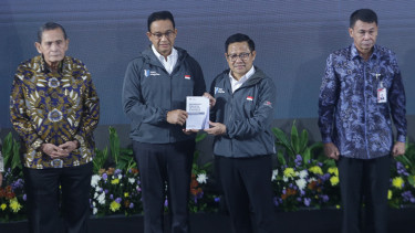 Anies-Muhaimin Dalam Acara Paku Integritas KPK