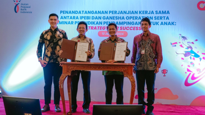 Kerja sama Ikatan Pegawai Bank Indonesia dan Bimbingan Belajar Ganesha Operation