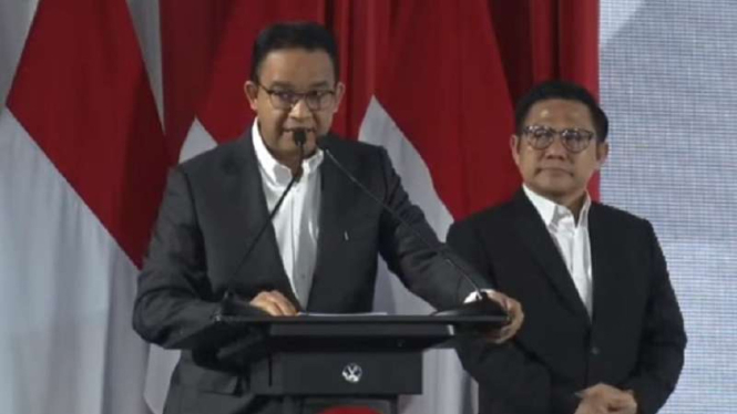 Capres Anies Baswedan dan Cawapres Muhaimin Iskandar di Paku Integritas KPK