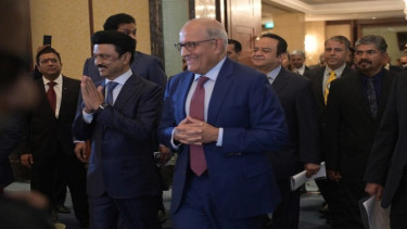 Menteri Perhubungan Singapura S. Iswaran 