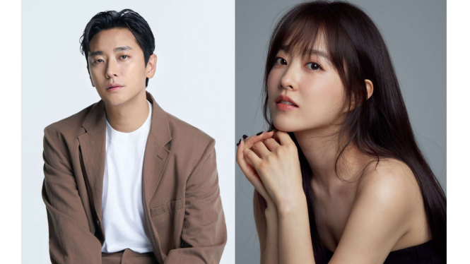 Pemeran drama Light Shop, Ju Ji Hoon dan Park Bo Young