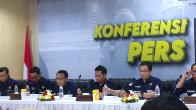 Konferensi Pers Kementerian ESDM Unit Badan Pengembangan Sumber Daya Manusia Energi dan Sumber Daya Mineral 
