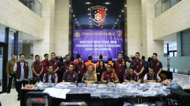 Bareskrim Polri membongkar kelompok penipuan online 'Love Scamming' 