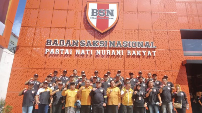 Partai Hanura resmikan Badan Saksi Nasional jelang pencoblosan Pemilu 2024.
