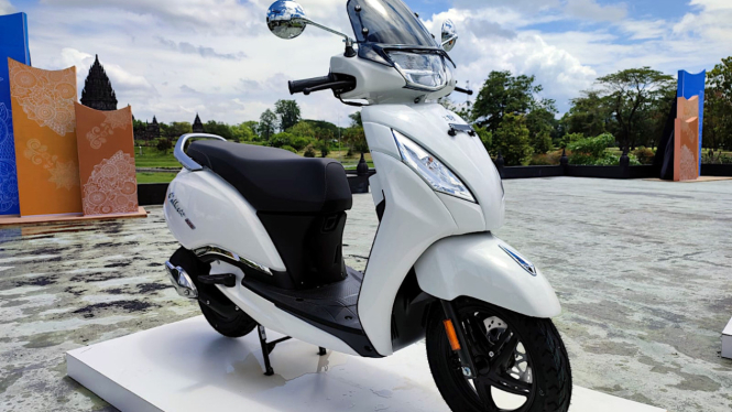 Peluncuran TVS Callisto 125 di Indonesia