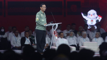 Mahfud MD Debat Keempat Calon Wakil Presiden Pemilu 2024