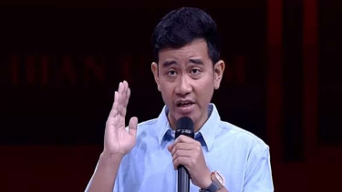 Cawapres 02 Gibran Rakabuming Raka di Debat kedua Cawapres
