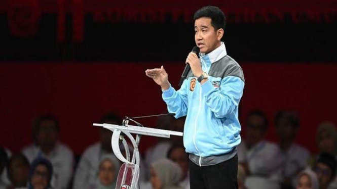 Cawapres 02 Gibran Rakabuming Raka di Debat kedua Cawapres