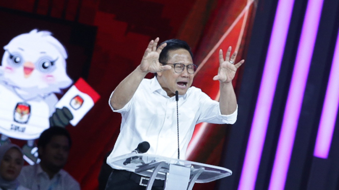 Muhaimin Iskandar Debat Keempat Calon Wakil Presiden Pemilu 2024