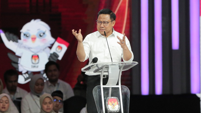 Muhaimin Iskandar Debat Keempat Calon Wakil Presiden Pemilu 2024
