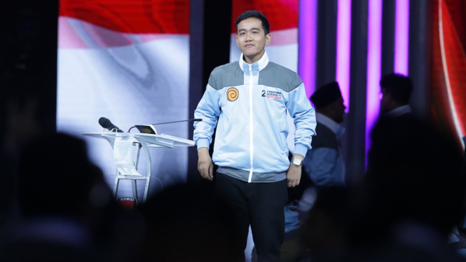 Gibran Rakabuming Raka Debat Keempat Calon Wakil Presiden Pemilu 2024