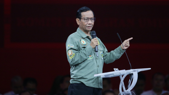 Mahfud MD Debat Keempat Calon Wakil Presiden Pemilu 2024