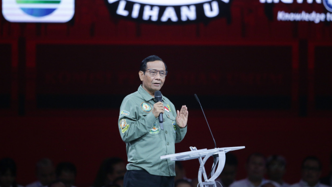 Mahfud MD Debat Keempat Calon Wakil Presiden Pemilu 2024