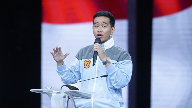Gibran Rakabuming Raka Debat Keempat Calon Wakil Presiden Pemilu 2024