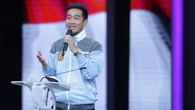Gibran Rakabuming Raka Debat Keempat Calon Wakil Presiden Pemilu 2024