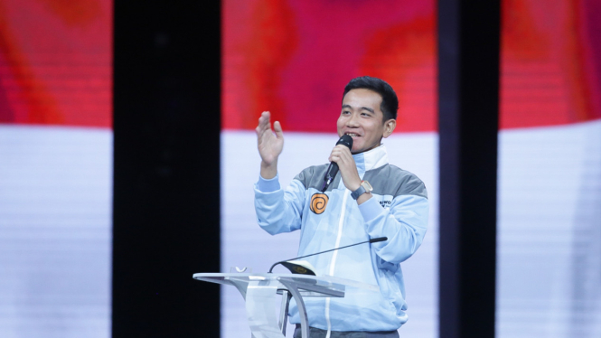 Gibran Rakabuming Raka Debat Keempat Calon Wakil Presiden Pemilu 2024