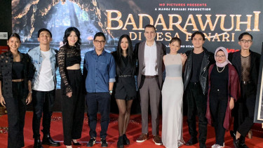 Konferensi pers film Badarawuhi Di Desa Penari