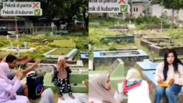 Piknik di kuburan