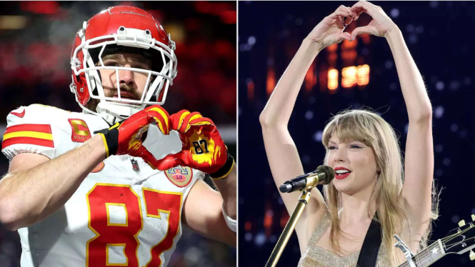 Taylor Swift dan Travis Kelce