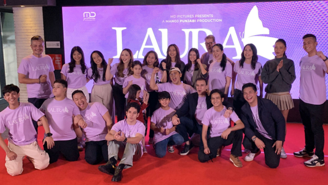 Syukuran film LAURA sebelum memulai proses syuting