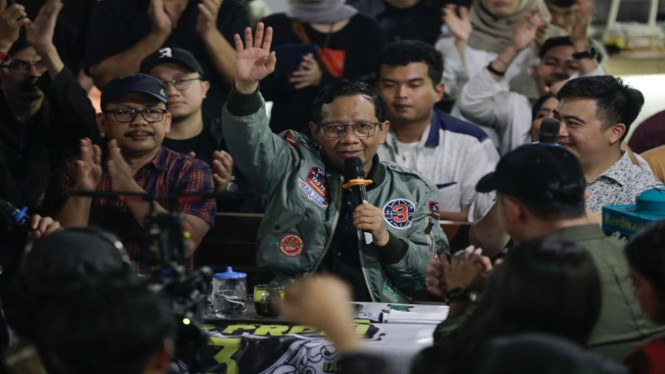 Cawapres nomor urut tiga Mahfud MD