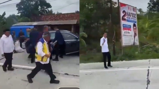 Viral Ban Mobil RI 1 Bocor di Grobogan, Jokowi Menunggu di Pinggir Jalan
