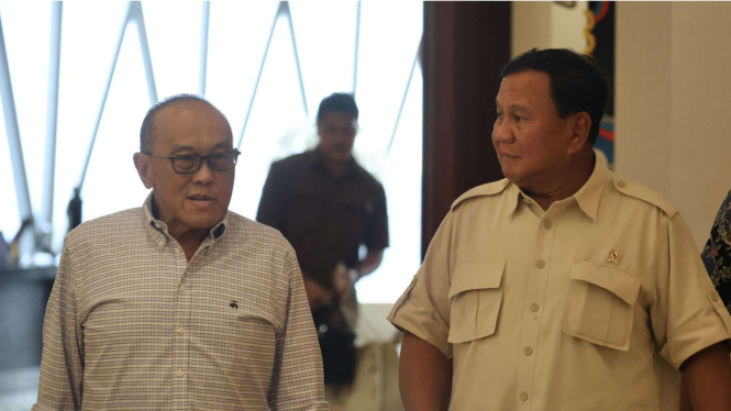 Momen Aburizal Bakrie dan Prabowo Subianto